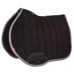 LeMieux Eurojump Suede Zadeldek Zwart / Zilver / Grijs LeMieux Eurojump Suede Zadeldek Zwart / Zilver / Grijs