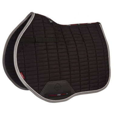 LeMieux Eurojump Suede Zadeldek Zwart / Zilver / Grijs LeMieux Eurojump Suede Zadeldek Zwart / Zilver / Grijs