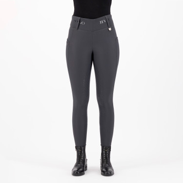 HV Polo Favourite Highwaist FullGrip rijlegging Zinkgrijs