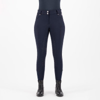 Rijbroek HV Polo Ellen Highwaist FullGrip Marineblauw