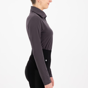 Tech top HV Polo Darlene Zinkgrijs Beige