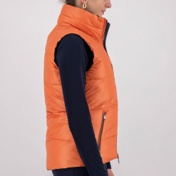 Mouwloze omkeerbare bodywarmer HV Polo Claire Gember Oranje Mouwloze omkeerbare bodywarmer HV Polo Claire Gember Oranje