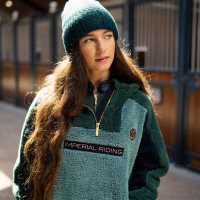 Bonnet Imperial Riding Dazzling Star Diep woud Groen Bonnet Imperial Riding Dazzling Star Diep woud Groen