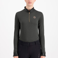 Top Imperial Riding Anna lange mouwen Diep woud Groen