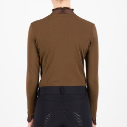 Top Imperial Riding Anna lange mouwen Macchiato Bruin