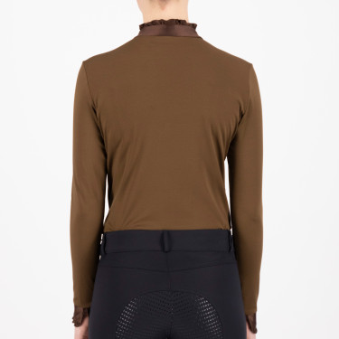 Top Imperial Riding Anna lange mouwen Macchiato Bruin