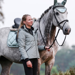Tech jas Imperial Riding Lucky Zwarte salie Groen