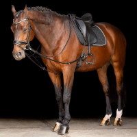 Teugels Triangle Imperial Riding Core Zwart Teugels Triangle Imperial Riding Core Zwart