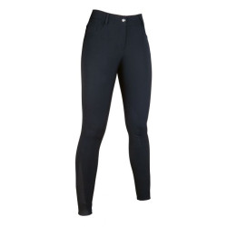 Broek Sunshine siliconen kniestukken HKM Zwart