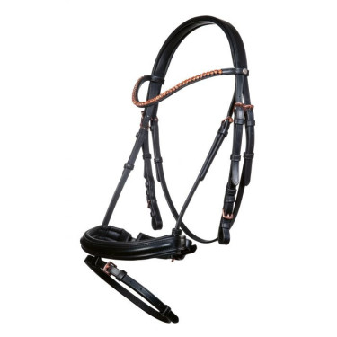 Hoofdstel Rosegold Glamour Style HKM Hoofdstel Rosegold Glamour Style HKM