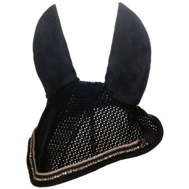 Vliegenmuts Rosegold Glamour Style HKM Zwart / roségoud Vliegenmuts Rosegold Glamour Style HKM Zwart / roségoud