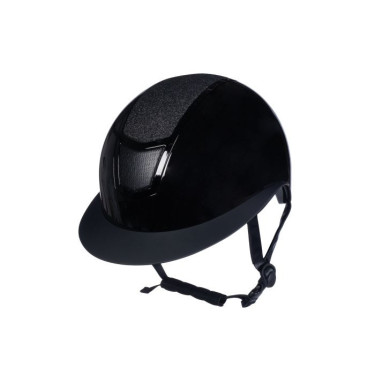 Shiny Diamond Rijhelm HKM Zwart