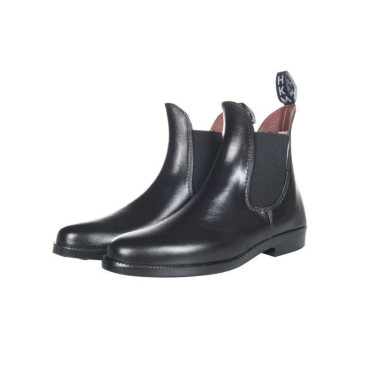 Rubber Jodhpur Soft laarzen met HKM inzetstuk Rubber Jodhpur Soft laarzen met HKM inzetstuk