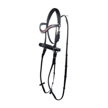 Bitloze hoofdstel Funny Horses, voor houten paarden HKM Zwart / fuchsia Bitloze hoofdstel Funny Horses, voor houten paarden HKM Zwart / fuchsia
