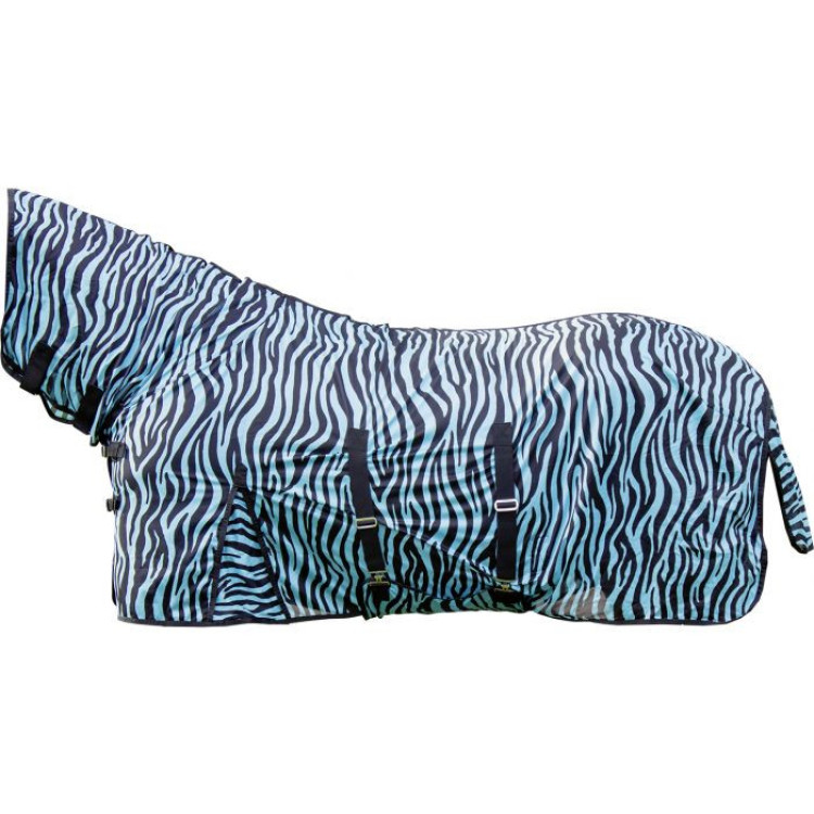 Zebra Aqua vliegenkleed HKM