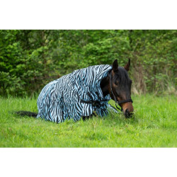 Zebra Aqua vliegenkleed HKM Zebra Aqua vliegenkleed HKM