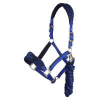 Halster en longe Lemieux Vogue Marineblauw / koningsblauw Halster en longe Lemieux Vogue Marineblauw / koningsblauw