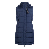 Lange mouwloze donsjas Misty HKM Kaki Groen