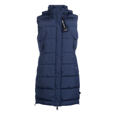 Lange mouwloze donsjas Misty HKM Donkerblauw