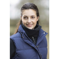 Lange mouwloze donsjas Misty HKM Donkerblauw