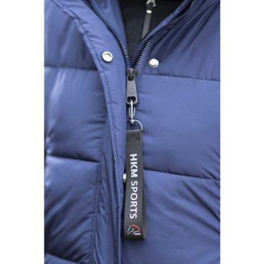 Lange mouwloze donsjas Misty HKM Donkerblauw