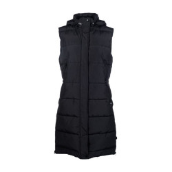 Lange mouwloze donsjas Misty HKM Zwart