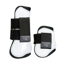 Gamaschen und Sprungglocken Set van 4 HKM Wit / zwart