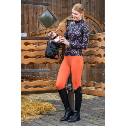 Legging Edinburgh Mesh volledig siliconen zitvlak HKM Brandy Bruin