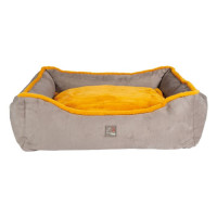 Hondenbed Anam Cara Comfort HKM Taupe / goudgeel