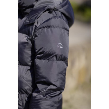 Preston lange mantel HKM Donkergrijs