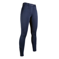 Emma-broek met full-grip siliconen HKM Donkerblauw Emma-broek met full-grip siliconen HKM Donkerblauw