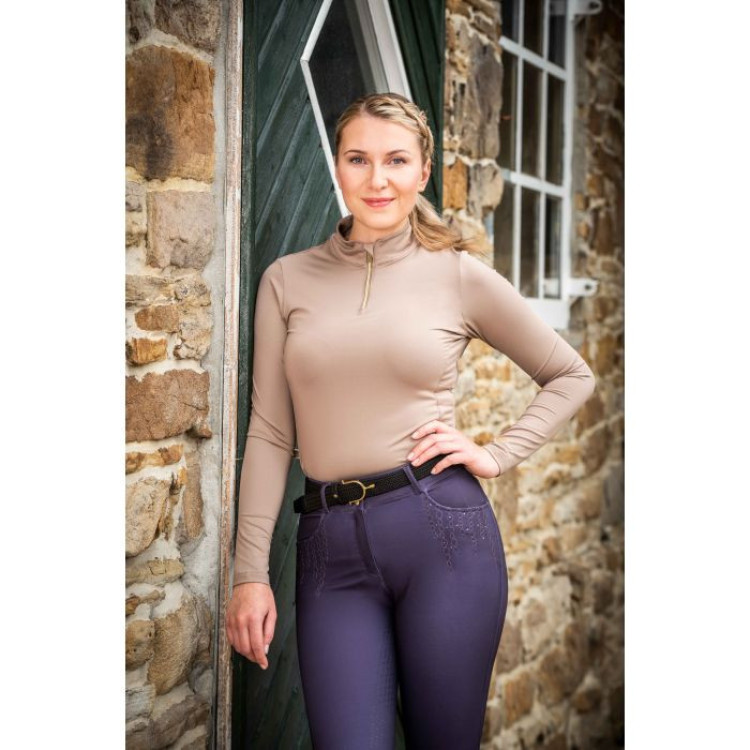 Broek Lavender Bay met volledig siliconen zitvlak HKM Broek Lavender Bay met volledig siliconen zitvlak HKM