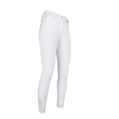 Broek LG Basic met volledig siliconen zitvlak HKM Wit