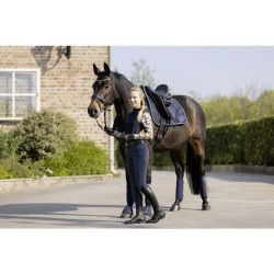 Broek Lyon volledig siliconen zitvlak HKM Donkerblauw Broek Lyon volledig siliconen zitvlak HKM Donkerblauw