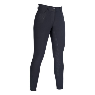 Savona Style broek met volledige siliconen grip HKM Zwart
