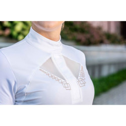 Wedstrijdpolo Kayla HKM Wit Wedstrijdpolo Kayla HKM Wit