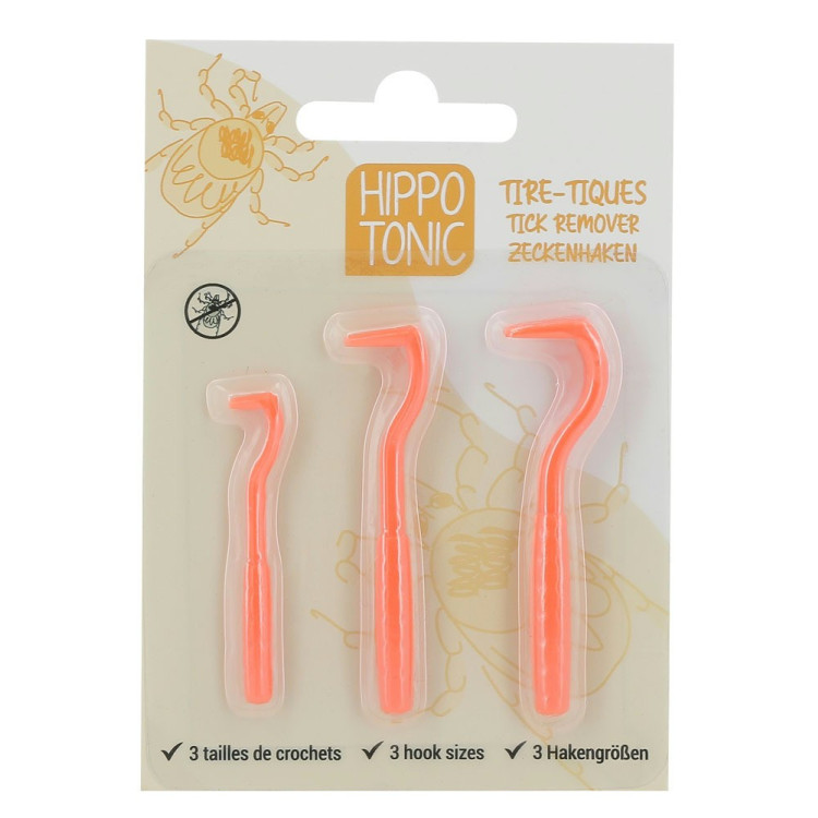 Set van 3 tekenpincetten Hippotonic Set van 3 tekenpincetten Hippotonic