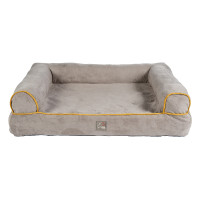 Hondenbank Anam Cara HKM Taupe / goudgeel