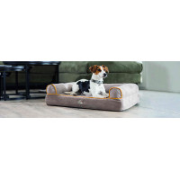 Hondenbank Anam Cara HKM Taupe / goudgeel Grijs Hondenbank Anam Cara HKM Taupe / goudgeel Grijs