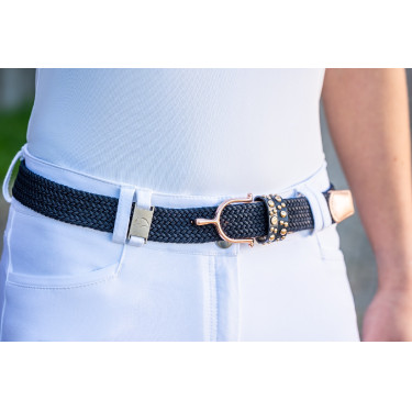 Elastische riem Rosegold Glamour Style HKM Elastische riem Rosegold Glamour Style HKM