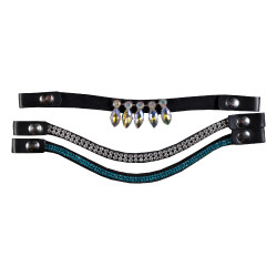 Frontale Hobby Horsing set van 3 HKM Blauw / zilverkleurig
