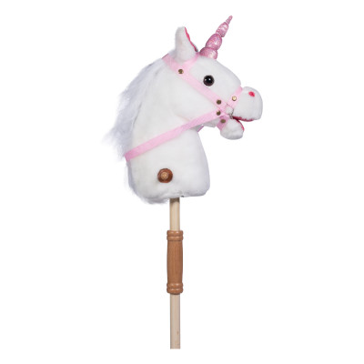 Hobby horse Bella HKM met wieltjes Wit