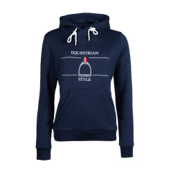 Hoody Paardensportstijl HKM Donkerblauw