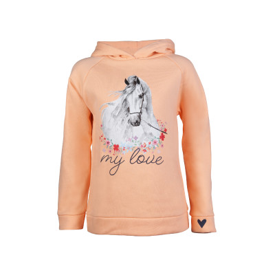 Hoody Horse Spirit HKM Abricot