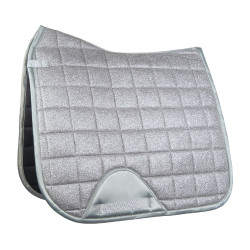 Glitter Mesh Stijl Zadeldoek HKM Lichtgrijs