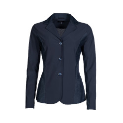 Wedstrijdjas Hunter Woman Slim fit HKM Donkerblauw