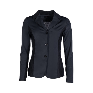 Wedstrijdjas Hunter Woman Slim fit HKM Zwart