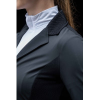 Wedstrijdjas Hunter Woman Slim fit HKM Donkerblauw