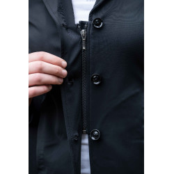 Wedstrijdjas Hunter Woman Slim fit HKM Zwart