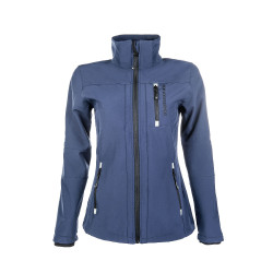 Softshell jas Sport HKM Dames en Kinderen Donkerblauw Softshell jas Sport HKM Dames en Kinderen Donkerblauw